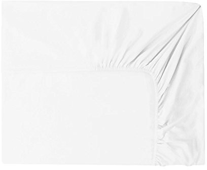 Essix Home Collection essix Home Collection prześcieradło z gumką, bawełna, biały, 140x190 cm Drap housse Coton - Blanc - 140x190 cm