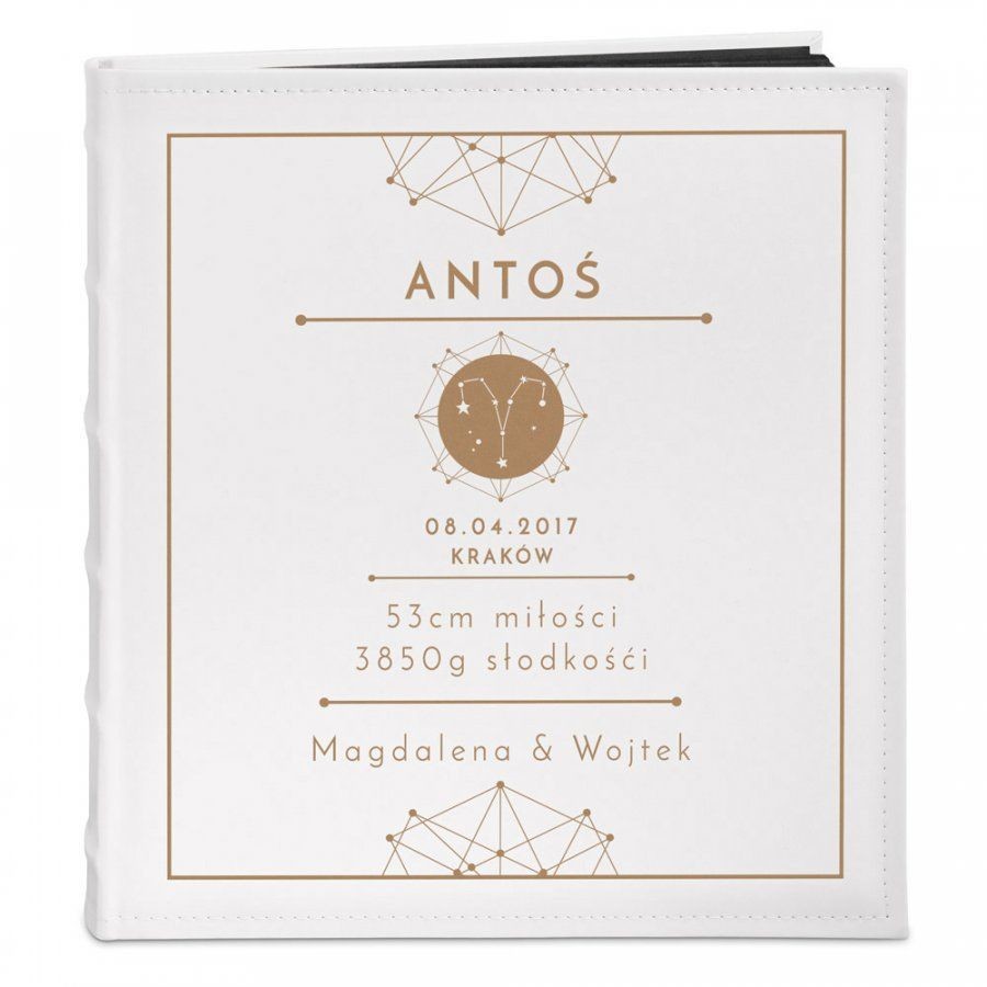 NA Murrano Album Znaki Zodiaku GRAWER Prezent Urodziny _W ALB-BC-BK-CO2-043