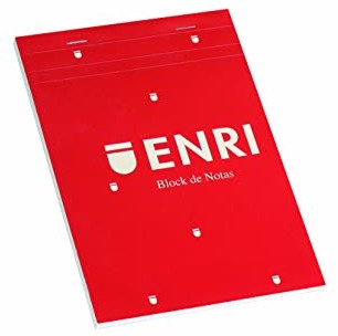 Enri Enri 100102763  zestaw 5 karteczek samoprzylepnych, czerwonych papierów, A5/148 x 210 mm 100102763