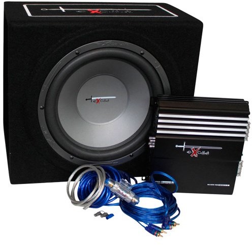 BASS Excalibur X3 Pack (Boom Box 1000 W/Audio/stopień mocy 1000 W/zestaw kabli) BM X3BP