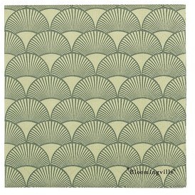 Bloomingville Serwetki Art Déco 20 szt. zielone 31000152