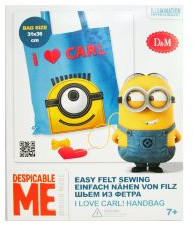 D&M Zestaw kreatywny Minionki Torba I Love Carl