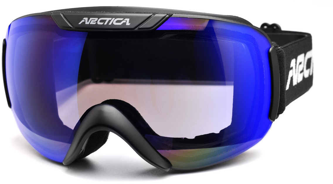 Arctica G-117A Gogle narciarskie, snowboardowe, Bezramkowe, Antifog, Revo G117A