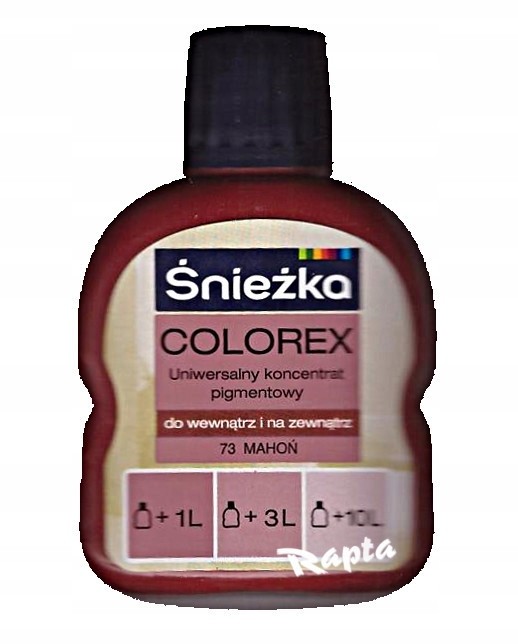 Śnieżka Colorex Pigment 100ml mahoń 73 barwnik do