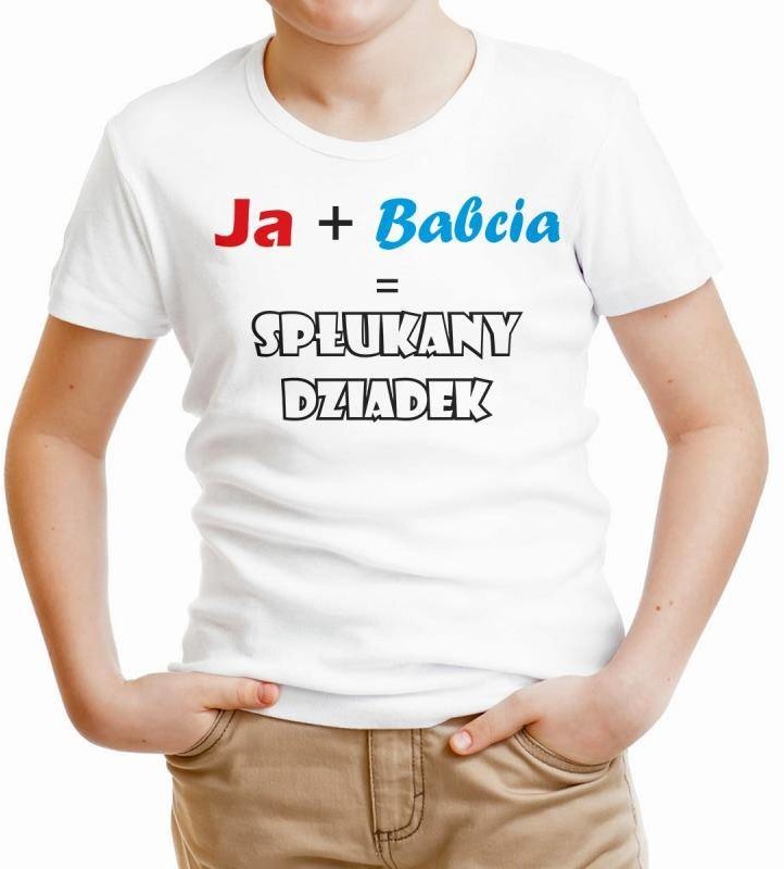 Poczpol SPŁUKANY DZIADEK - koszulka dziecięca PRZPOC-0-2245