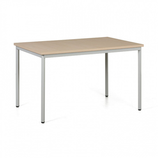 B2B Partner Stół do jadalni TRIVIA, jasnoszara konstrukcja, 1200 x 800 mm, brzoza 555426