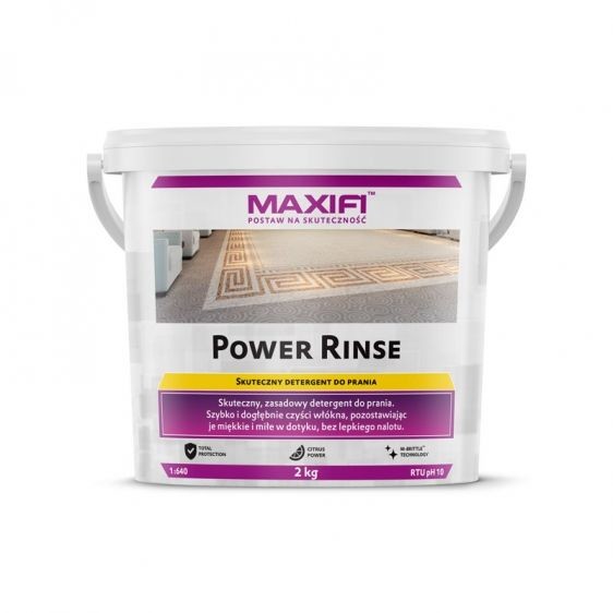Maxifi Maxifi Power Rinse  proszek do prania ekstrakcyjnego tapicerki 2kg MAX000019