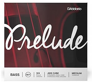 DAddario Prelude Bass Zestaw strun do basu 3/4 Medium Tension J610 3/4M