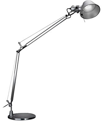Artemide Tolomeo lampka LED na biurko ze stopką, aluminiowa A004800+A004030