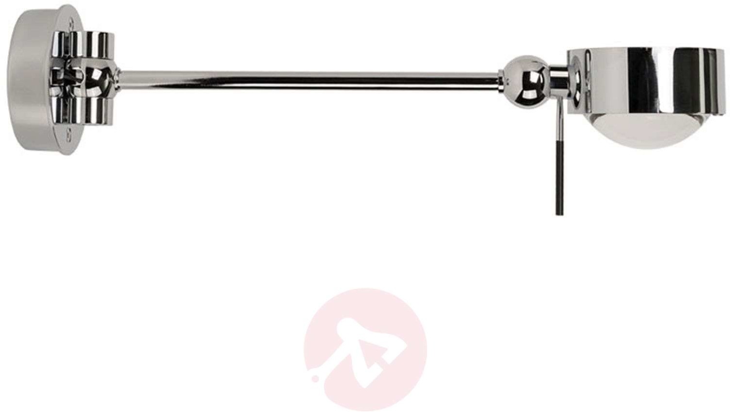 Top Light Lampka do czytania LED Puk Hotel, 28 cm, chrom