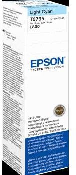 Epson Butelka z tuszem Epson T6735 do L800 | 70ml | light cyan MEEPTKKO2750