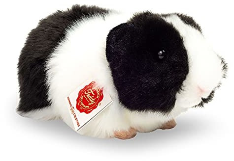 Hermann Teddy Teddy Hermann 92650 świnka morska, czarno-biała, 15 cm, miękka zabawka, pluszowa zabawka 926504