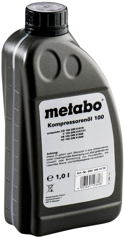 Metabo olej sprężarkowy 1L 0901004170 0901004170