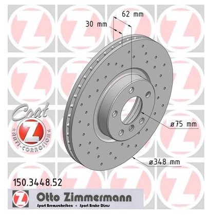 Zimmermann Tarcza hamulcowa 150.3448.52