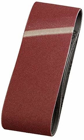 Korund kwb kwb 3 x taśma szlifierska, 65 x 410 mm, K-40, szlachetny do drewna i metalu, papier ścierny do szlifierek taśmowych/szlifierek taśmowych 9114-04