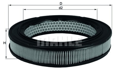 Knecht Filtr powietrza LX 189 LX 189