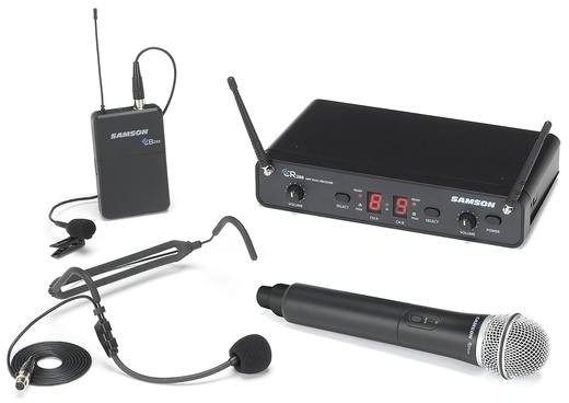 Samson CR288 ALL IN ONE - Dual-Channel Wireless System 518-566 MHz