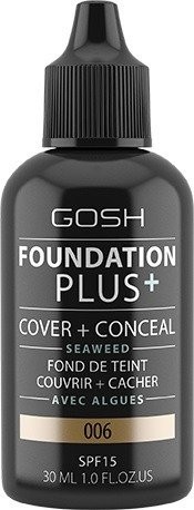 Gosh Podkład kryjąco korygujący 2w1 006 Honey 30ml 1234587302