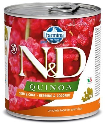 Farmina N&D QUINOA Skin&Coat Herring 140g PND140019