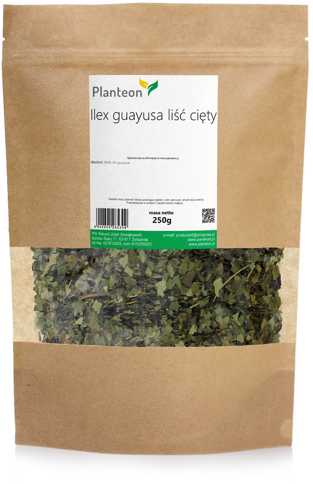 Planteon Ilex guayusa liść cięty 250g 2-0626-01-4
