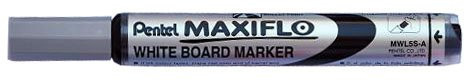 Pentel Marker do tablic suchościeralnych MWL5S-A CZARNY MAXIFLO