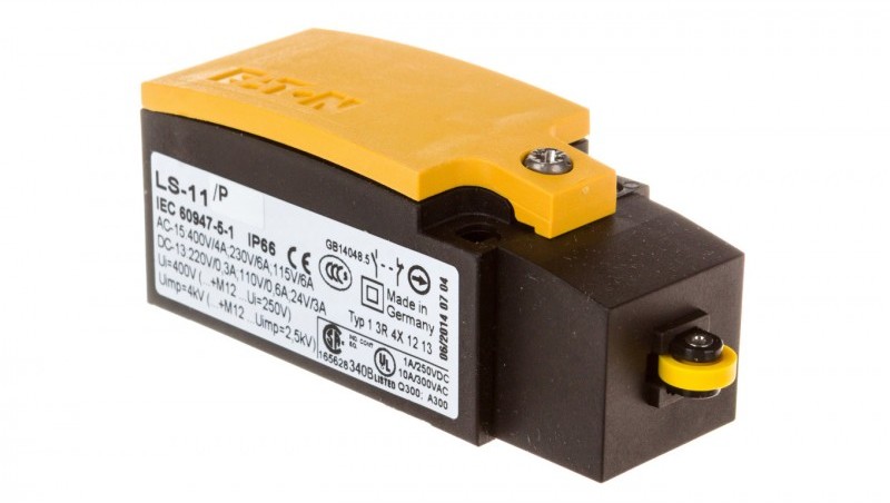 Eaton Wyłącznik krańcowy 1R 1Z wolnoprzełączający popychacz z rolką LS-11/P 266112 266112