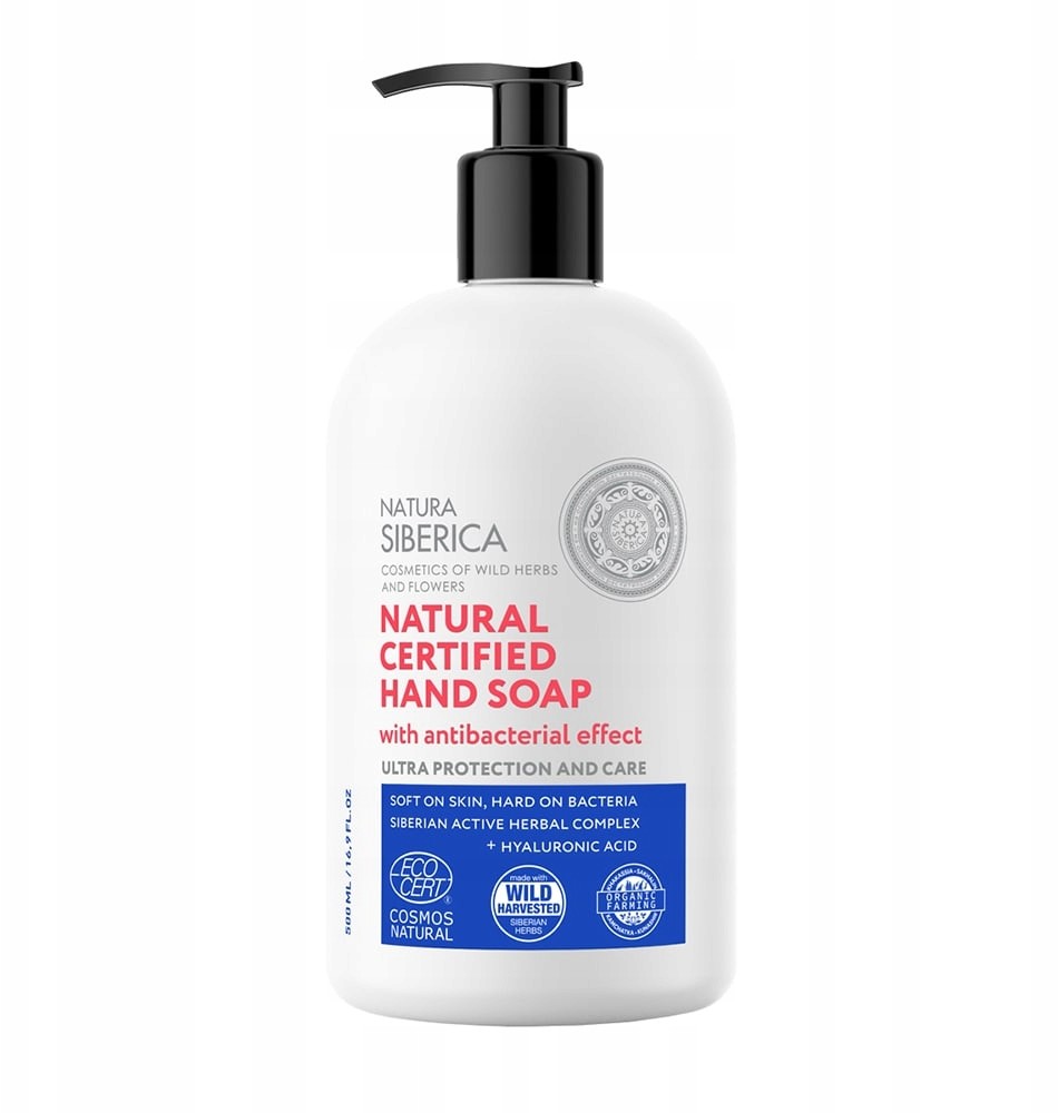 Natura Siberica Mydło do rąk antybakteryjne 500 ml