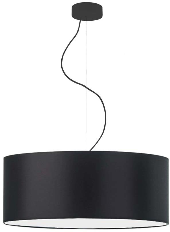LYSNE Czarna lampa wisząca HAJFA fi - 60 cm - kolor czarny 14529/79 - kolor czarny