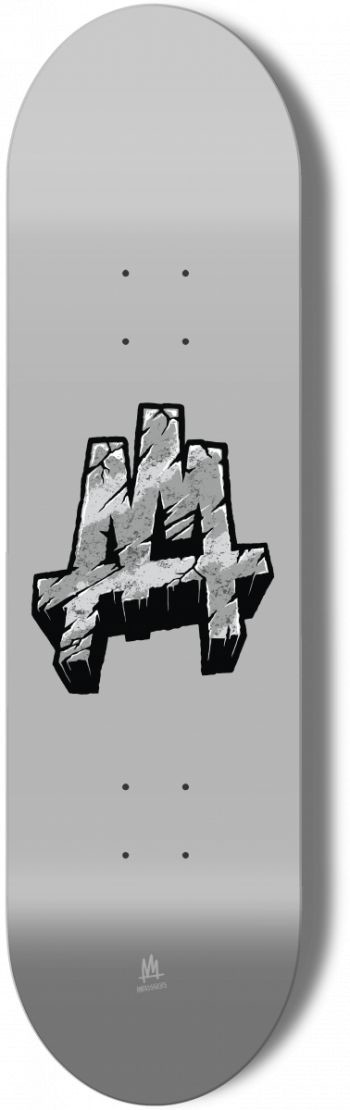 AMBASSADORS deck AMBASSADORS STONE LOGO CONTROL DECK Gray