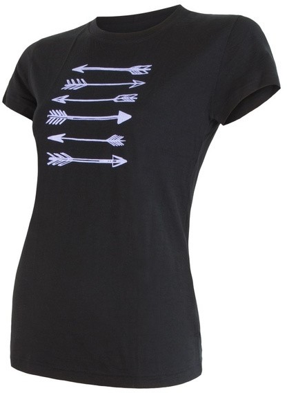 Sensor Merino Active PT ARROWS Womens T-Shirt Short Sleeves Czarny XL 2018-2019