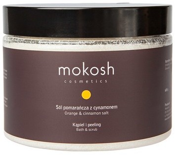 MOKOSH Mokosh, sól, pomarańcza z cynamonem, 600g MOK000052