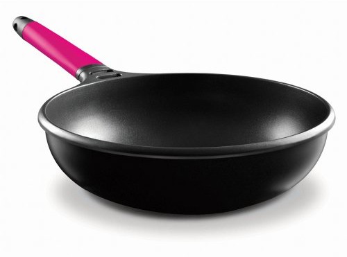 Fundix fundix gotowania ze stopu aluminium, powłoka nieprzywierająca, Indukcja, zdejmowany uchwyt, 28 cm, 4 L, magenta F14-IW28
