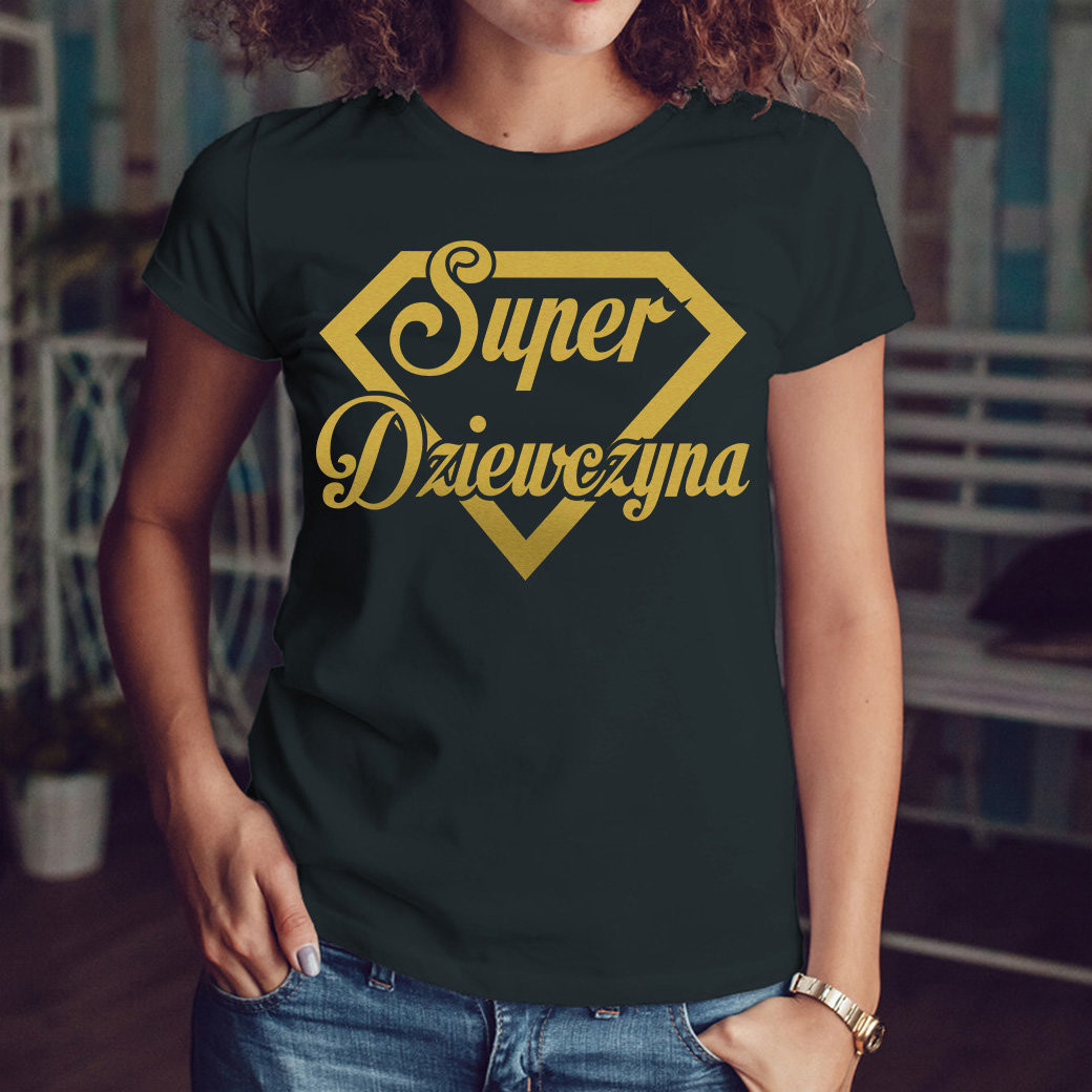Poczpol Super dziewczyna - złoty nadruk 42772-G