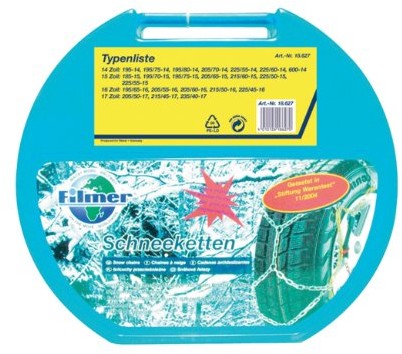 Filmer 186 KN110 łańcuchy przeciwśnieżne na koła, 2 sztuki 18627