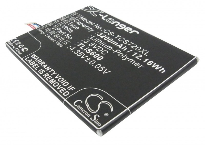 Cameron Sino Alcatel One Touch Flash TLiS600 3200mAh 12.16Wh Li-Polymer 3.8V