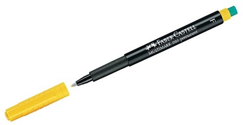 Faber-Castell Multimark F 151307 marker, tusz permanentny, żółty, rozmiar F 152484