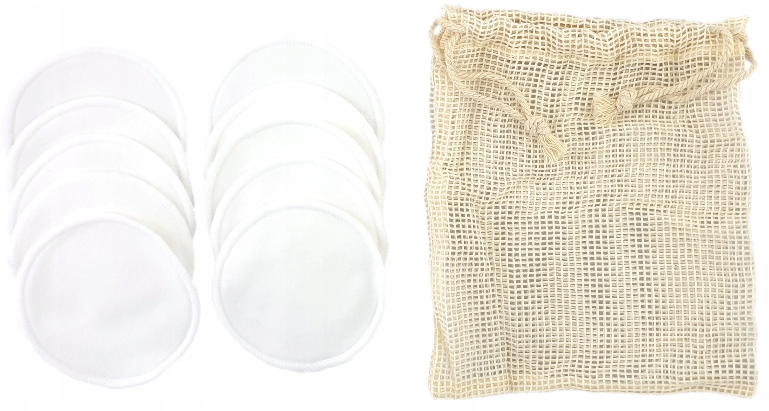 Płatki Kosmetyczne Wielorazowe Organiczna Bawełna