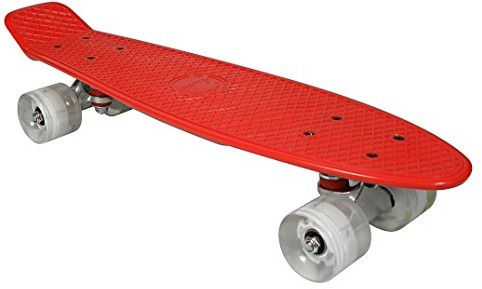 Awaii awaii Vintage Skateboard, czerwony, jasnoniebieski, 22.5 cala SKAWVINLI-000R0