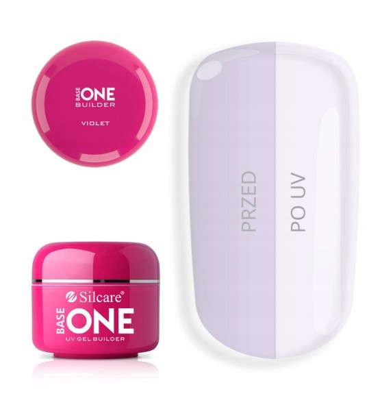 Base One Żel budujący Żel Uv Violet 50g Silcare