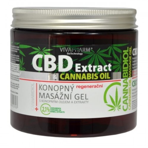 Vivaco s.r.o. Żel do masażu CBD z Cannabidiolem