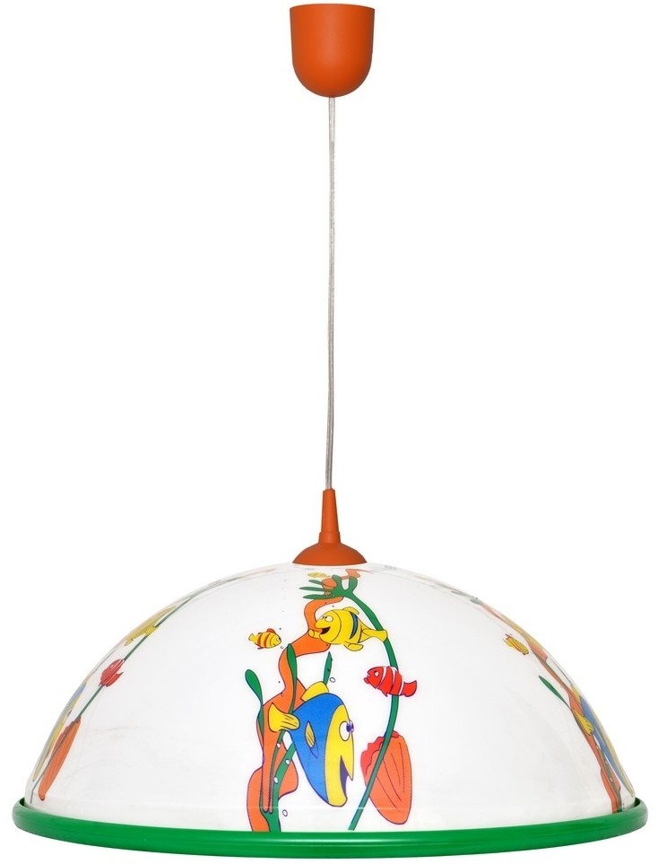 Helam Żyrandol dziecięcy na lince FISH 1x27/60W/230V