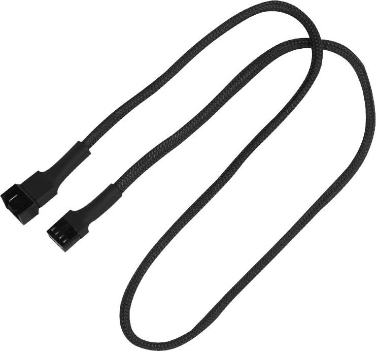 Nanoxia Kabel zasilający 4-Pin PWM przedłużacz 60cm black - 900100012
