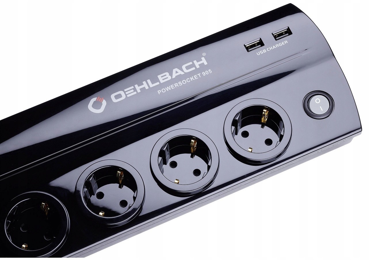 Oehlbach 905 Hq Listwa Zasilająca 8 Gniazd + 2xUSB