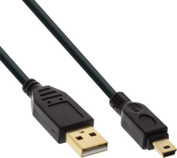 InLine Kabel USB USB A Mini USB A 0.3m czarny 31803P 31803P