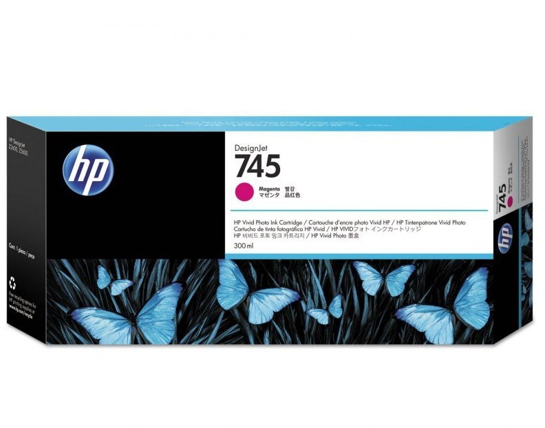 HP HP Tusz nr 745A F9K01A Magenta 300ml F9K01A