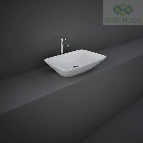 RAK Ceramics Ceramics VARIANT UMYWALKA NABLAT. PROSTOKĄTNA 55X36 CM BIAŁY POŁYSK VARCT55500AWHA