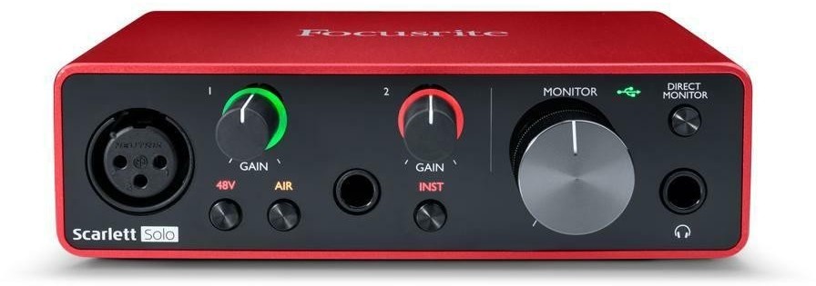 Focusrite Scarlett Solo 3Gen + ABLETON + PRO TOOLS!