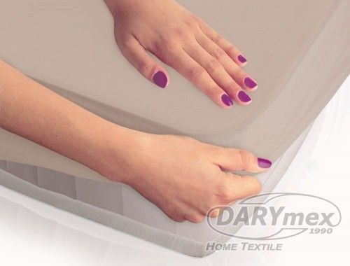 Darymex Nieprzemakalne prześcieradło z gumką Smartcel beżowe 200x220 dx-220-smart-27