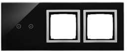 top Simon Panel dotykowy Simon 54 Touch DSTR3200/74 3 moduły 2 pola dotykowe poziome otwór na osprzęt Simon 54 otwór na osprzęt Simon 54 księżycowa lawa DSTR3200/74