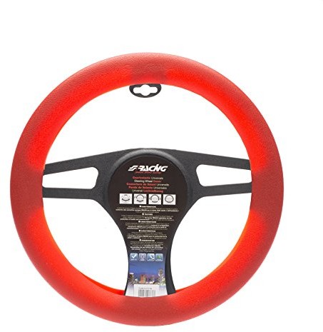 Simoni Racing CVT/33R miękki SIL czerwony uniwersalny pokrowiec na kierownicę CVT/33R